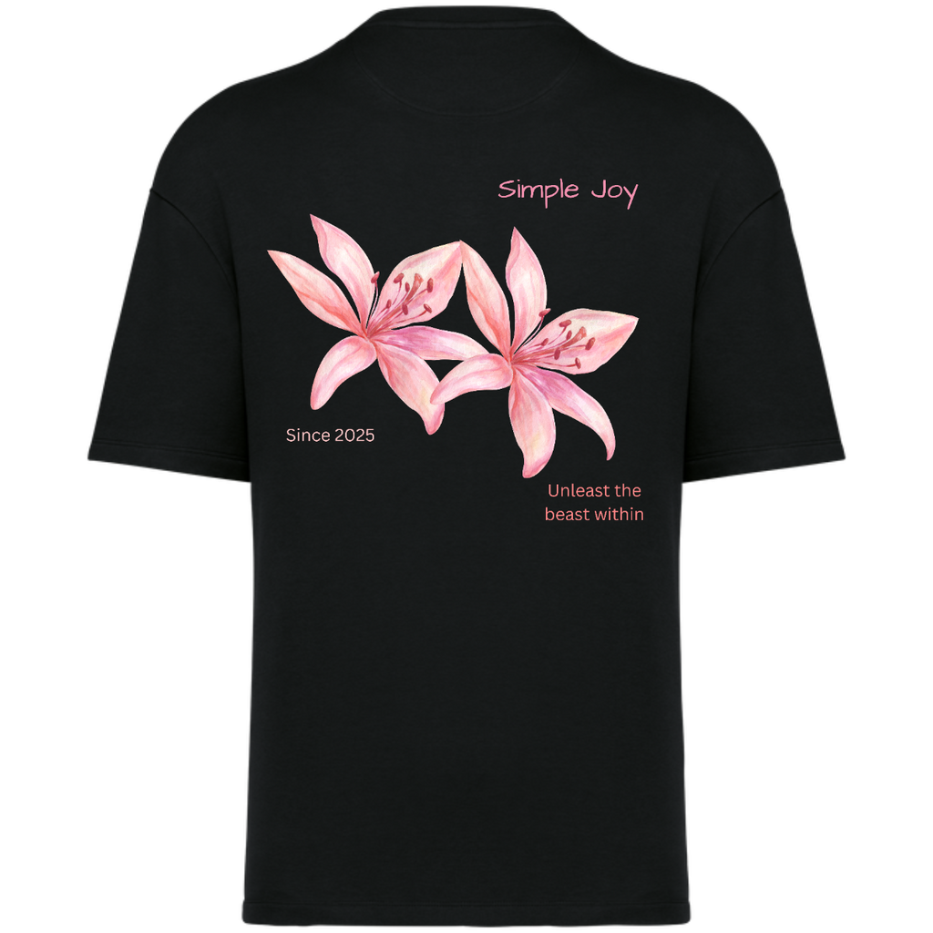 Nox - Oversize T-Shirt aus French Terry "Simple Joy"